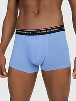 Pack de 3 bóxers trunk algodón elástico hombre Tommy Hilfiger