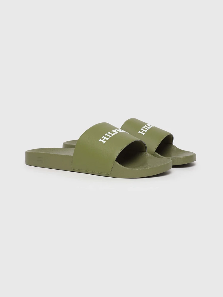 Sandalias con logo del monotipo Hilfiger de hombre Tommy