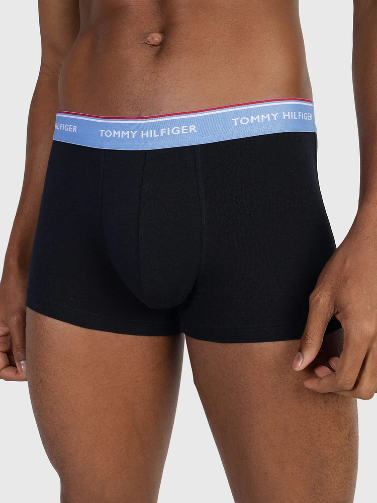 Pack de 3 bóxers trunk algodón hombre Tommy Hilfiger