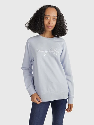 Sudadera con firma bordada de mujer Tommy Hilfiger