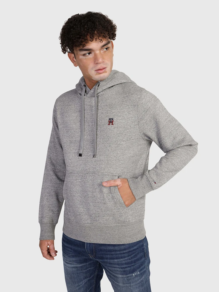 Sudadera Tommy Hilfiger con acabado jaspeado de hombre