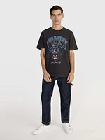 Playera universitaria con diseño de pantera hombre Tommy Jeans