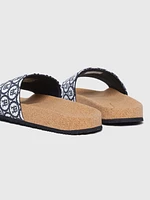 Sandalias de corcho con monogramas mujer Tommy Hilfiger