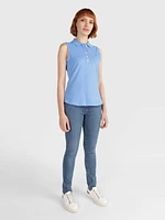 Polo 1985 Collection de corte slim sin mangas mujer Tommy Hilfiger