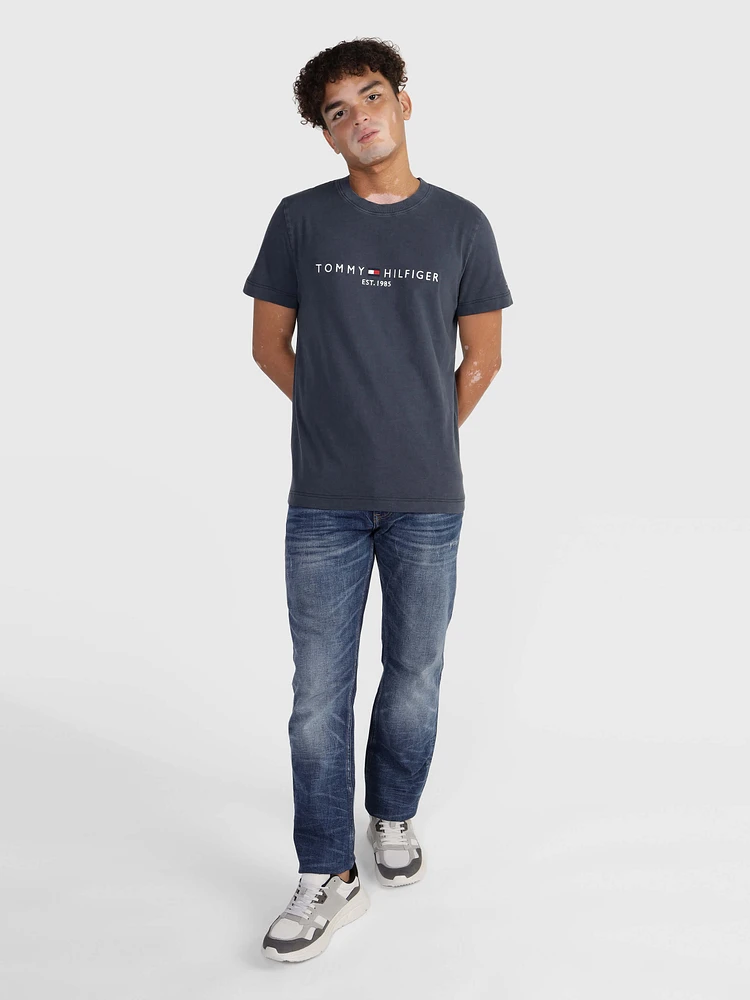 Playera Tommy Hilfiger con logo bordado de hombre