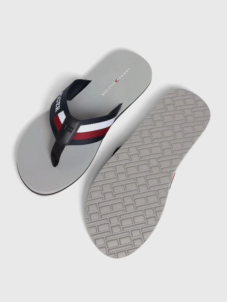 Sandalias con logo del monotipo y cinta de hombre Tommy Hilfiger