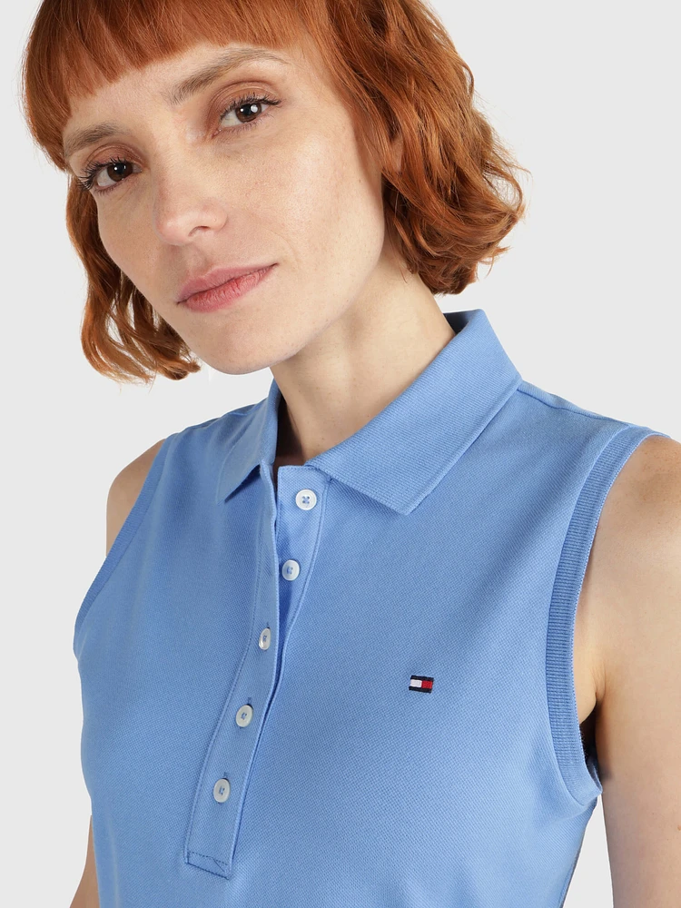 Polo 1985 Collection de corte slim sin mangas mujer Tommy Hilfiger