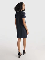 Vestido con bolsillos contrastantes de mujer Tommy Hilfiger