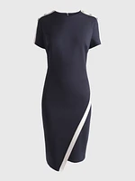 Vestido con franja contrastante de mujer Tommy Hilfiger