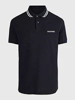 Polo con logo del monotipo y cuello ribeteado de hombre Tommy Hilfiger