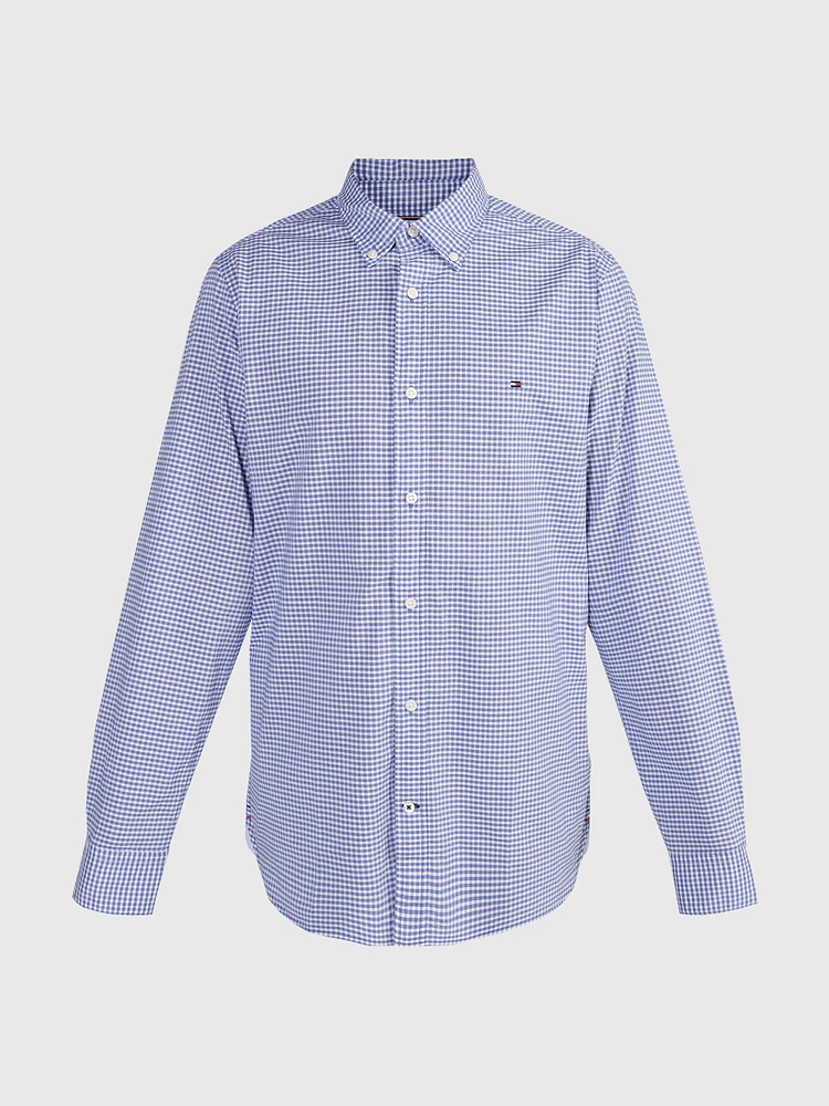 Camisa TH Flex de cuadros Vichy texturizados hombre Tommy Hilfiger