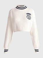 Suéter con escudo bordado de mujer Tommy Jeans