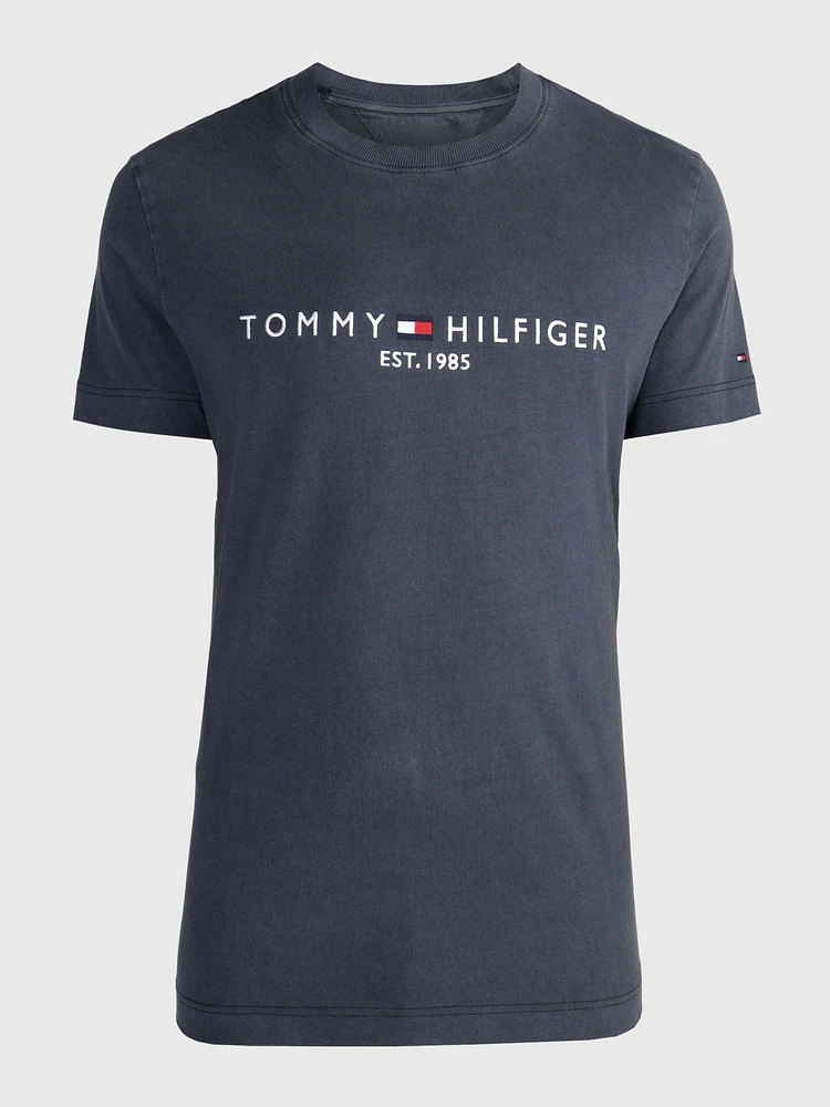 Playera Tommy Hilfiger con logo bordado de hombre