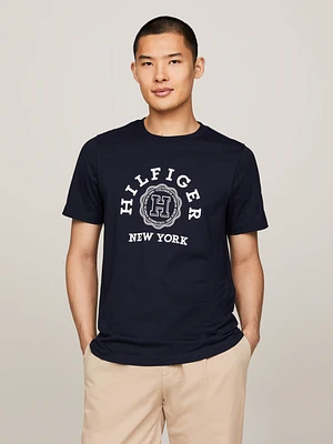 Playera de cuello redondo con logo delantero hombre Tommy Hilfiger