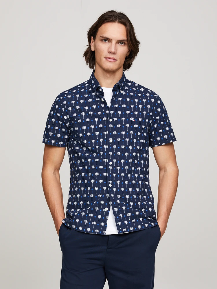 Camisa con estampado de palmeras hombre Tommy Hilfiger