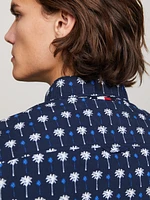 Camisa con estampado de palmeras hombre Tommy Hilfiger