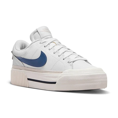 Women's Court Legacy Lift White/Diffused Blue