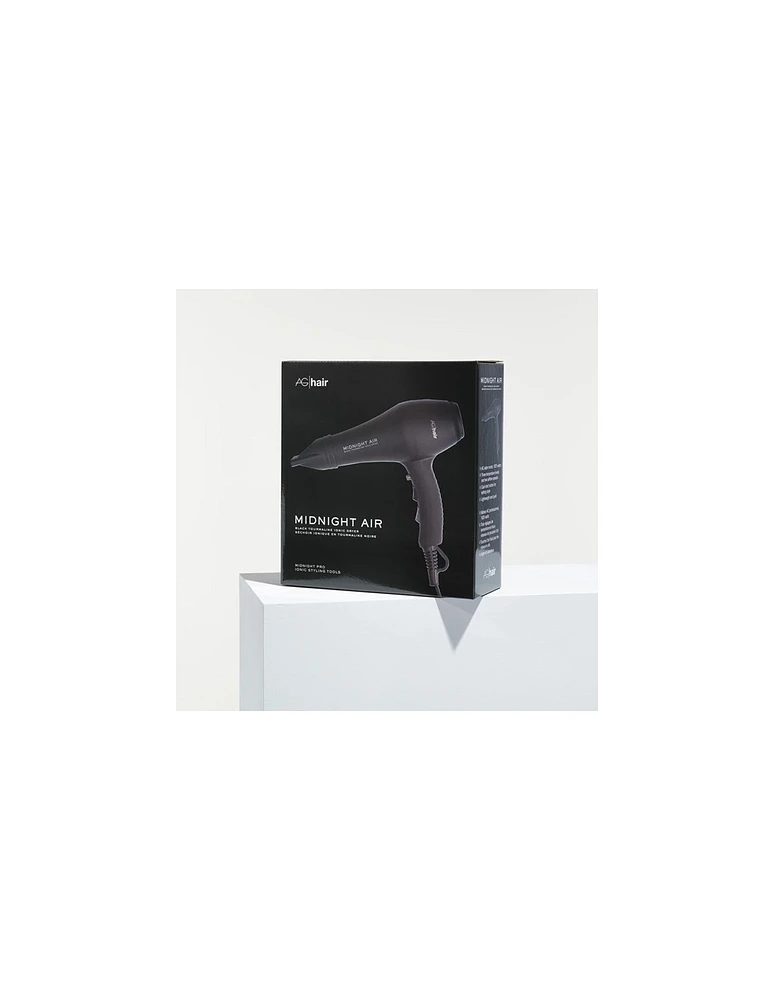 AG MIDNIGHT AIR Tourmaline Ionic Hair Dryer