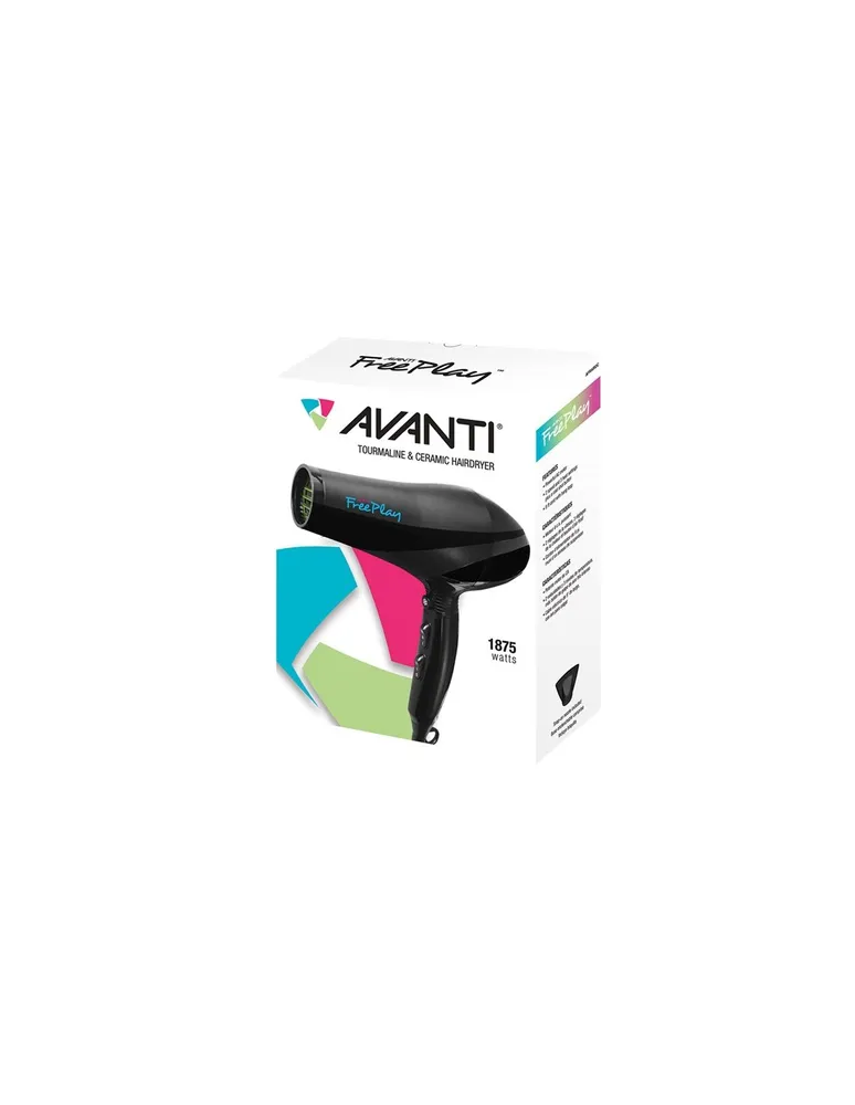 Avanti FreePlay Tourmaline & Ceramic Hairdryer