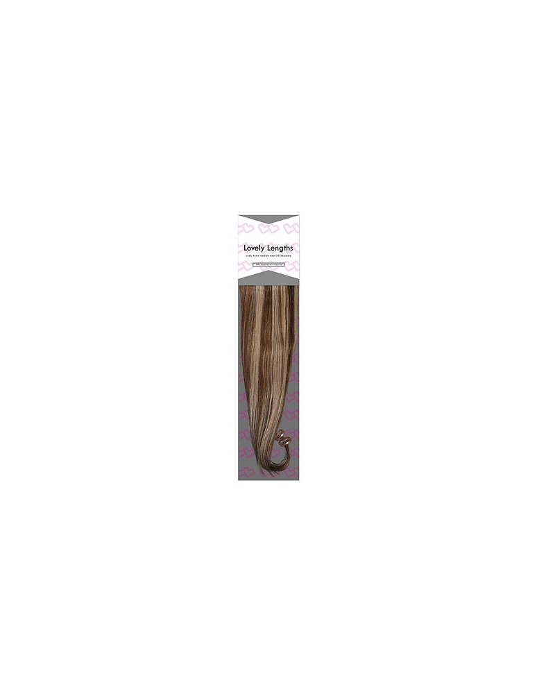 Lovely Lengths Clip-In Extensions Inch 816 Honey Ash