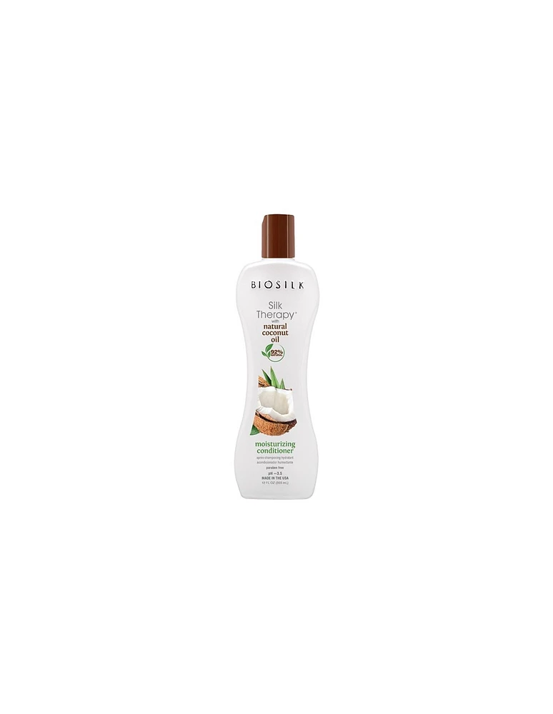 BioSilk Silk Therapy Coconut Oil Moisturizing Conditioner - 355ml