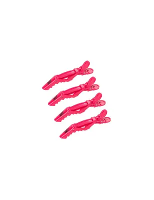 Wet Brush Wet Clips 4 Pack Pink