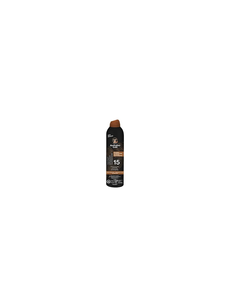 Australian Gold Continuous Spray Bronzer Sunscreen SPF 15 - 170g