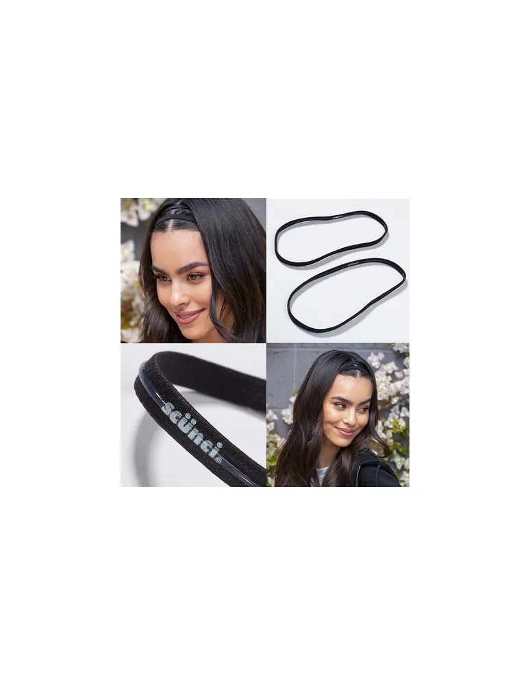 Conair Headwraps Black 4 Pcs