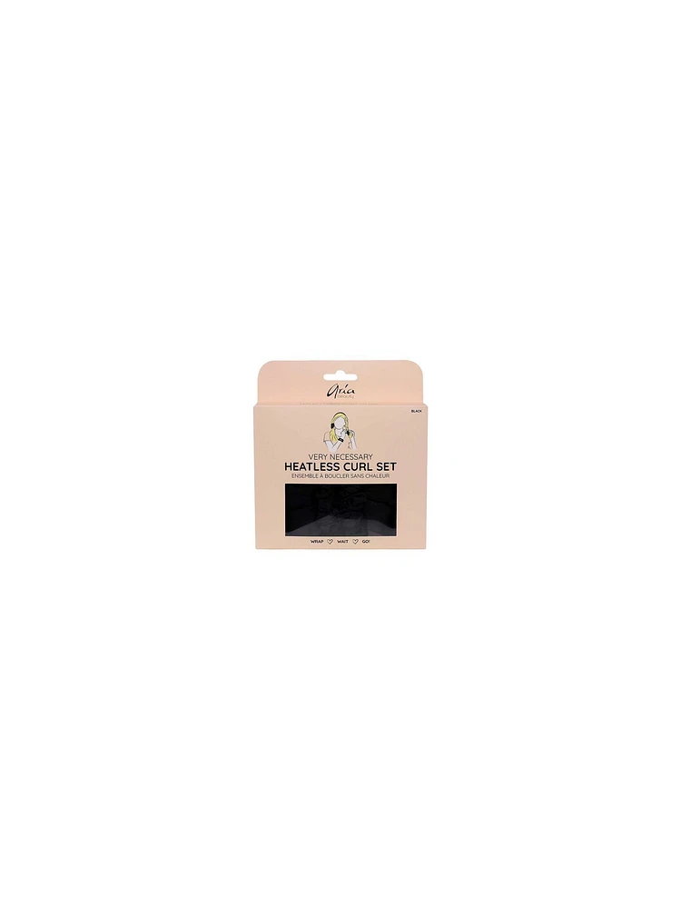 Aria Very Necessary Heatless Curl Set Black