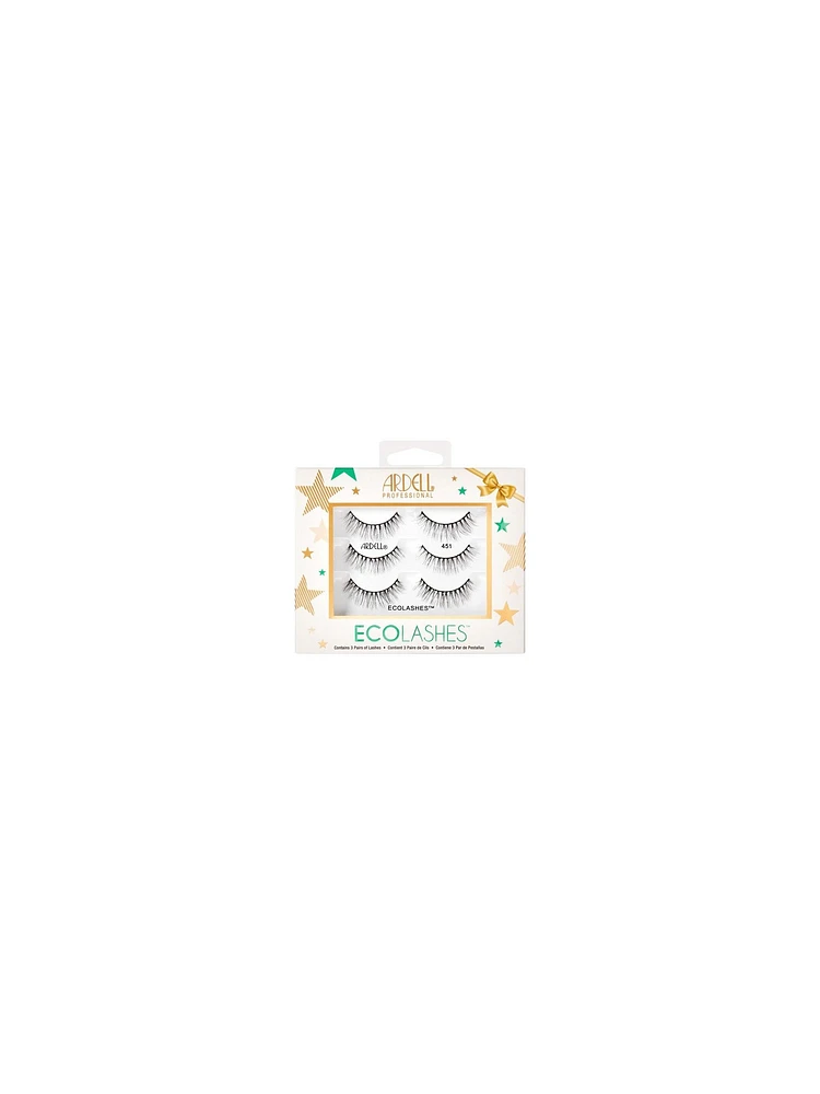 Ardell Eco Lashes 451 Holiday Pack 3 Pk