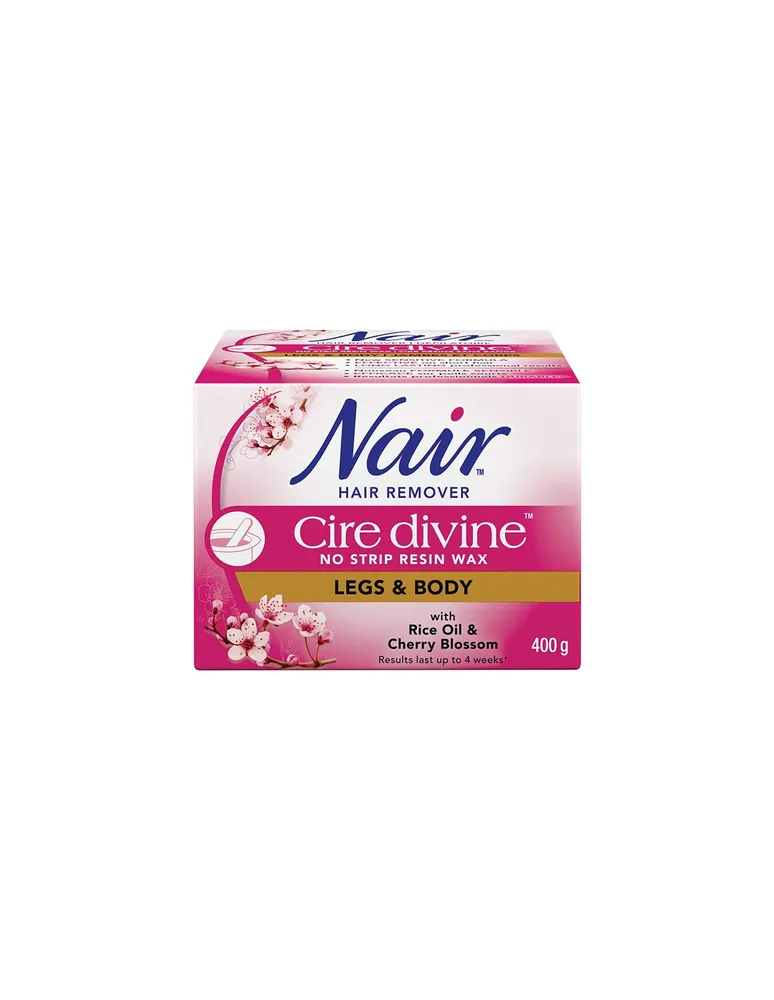 Nair Cire Divine Microwave Resin Wax For Legs & Body - 400g