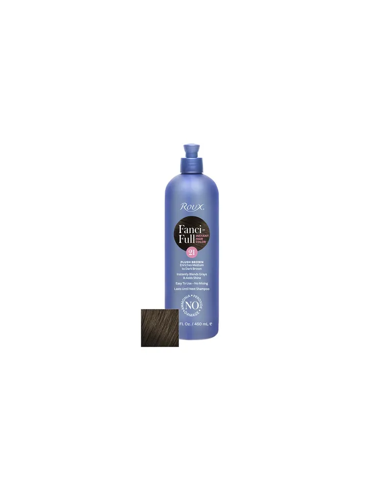 Roux Fanci-Full Rinse 21 Plush Brown - 450ml