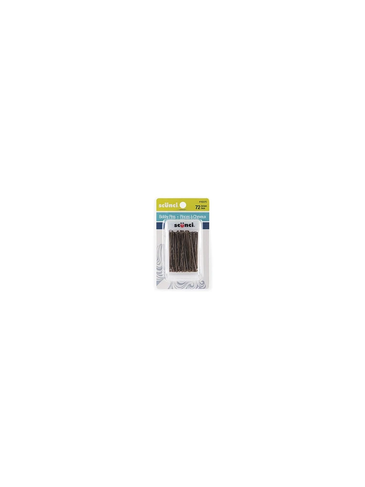 Conair Bobby Pins Brown 72 Pcs