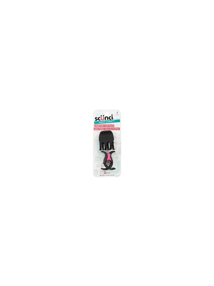Conair Scunci Pinces Mâchoires Rembourrées 2Mcx