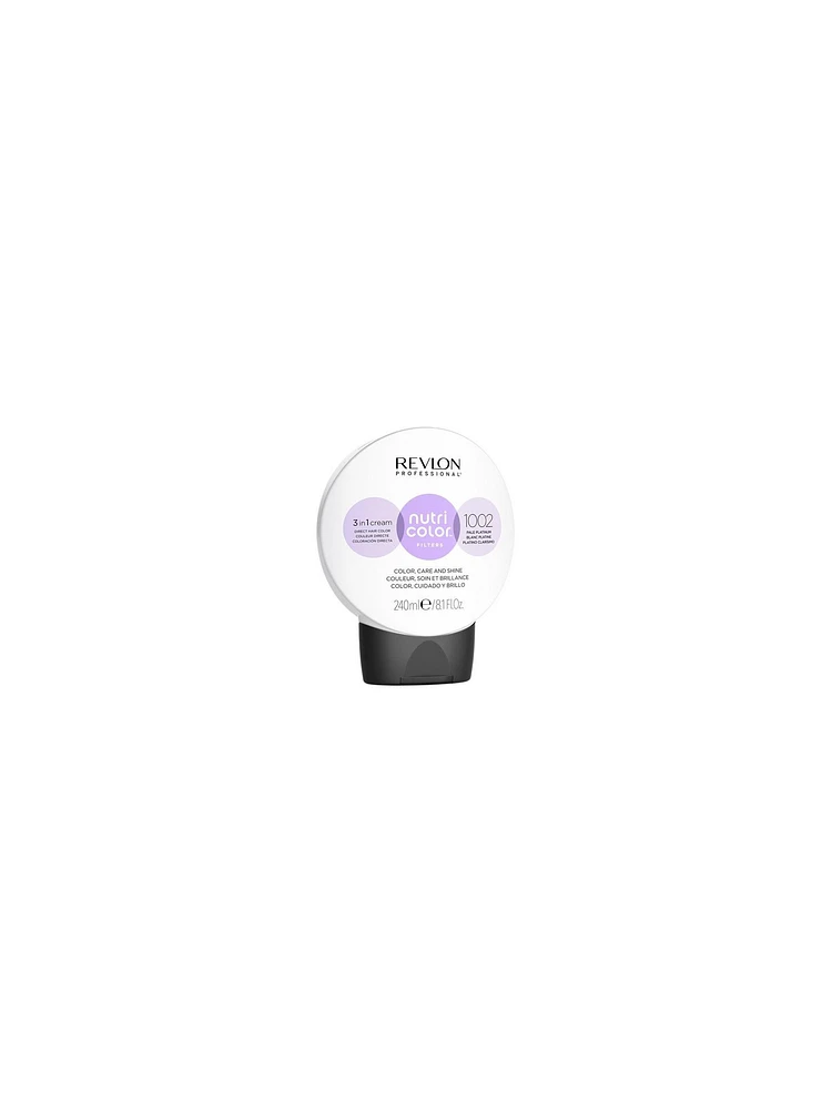 NEW Revlon Professional Nutri Color Filters 1002 Pale Platinum - 240ml