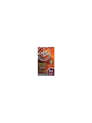 COLOR & SOIN Natural Ammonia Free Hair Color Kit - 5M Light Mahogany Chestnut