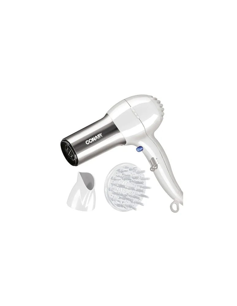 Conair Chrome Ceramic Ionic Dryer White