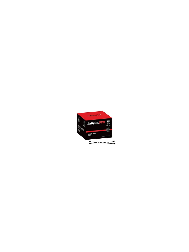 BaBylissPro Épingles à Cheveux 2 Crantées Noires