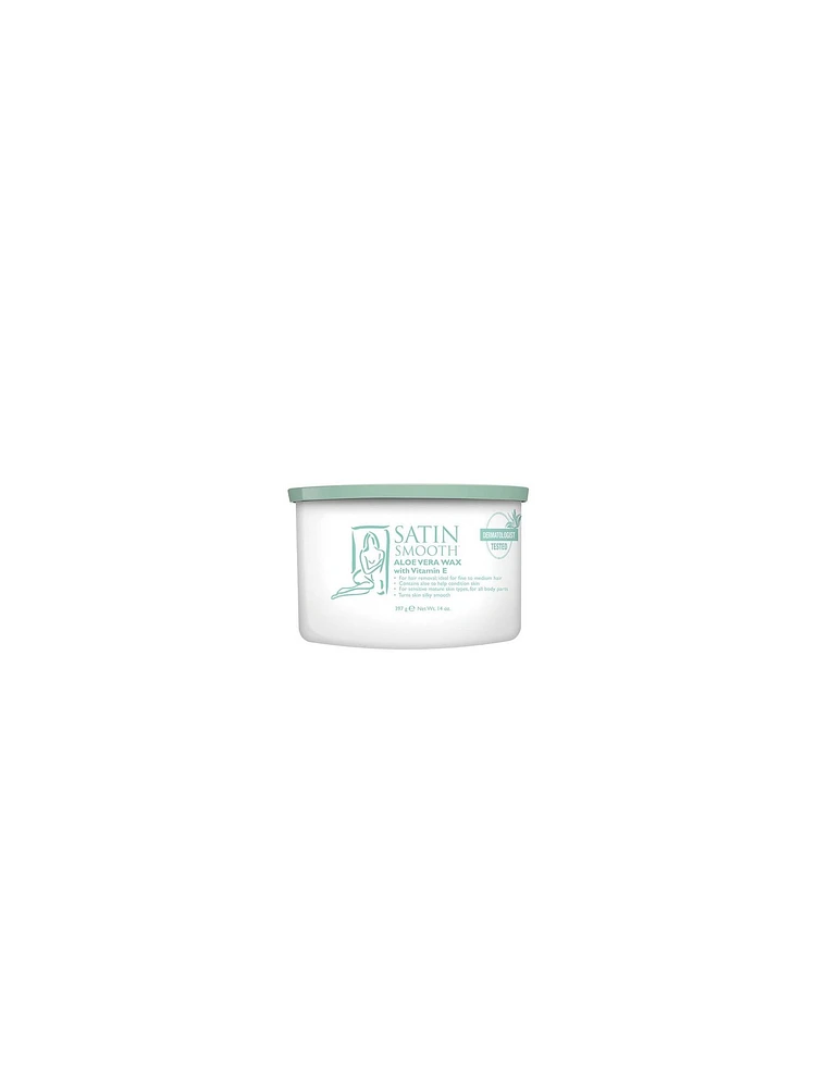 Satin Smooth Aloe Vera Cream Wax - 397g - SSW14AVG