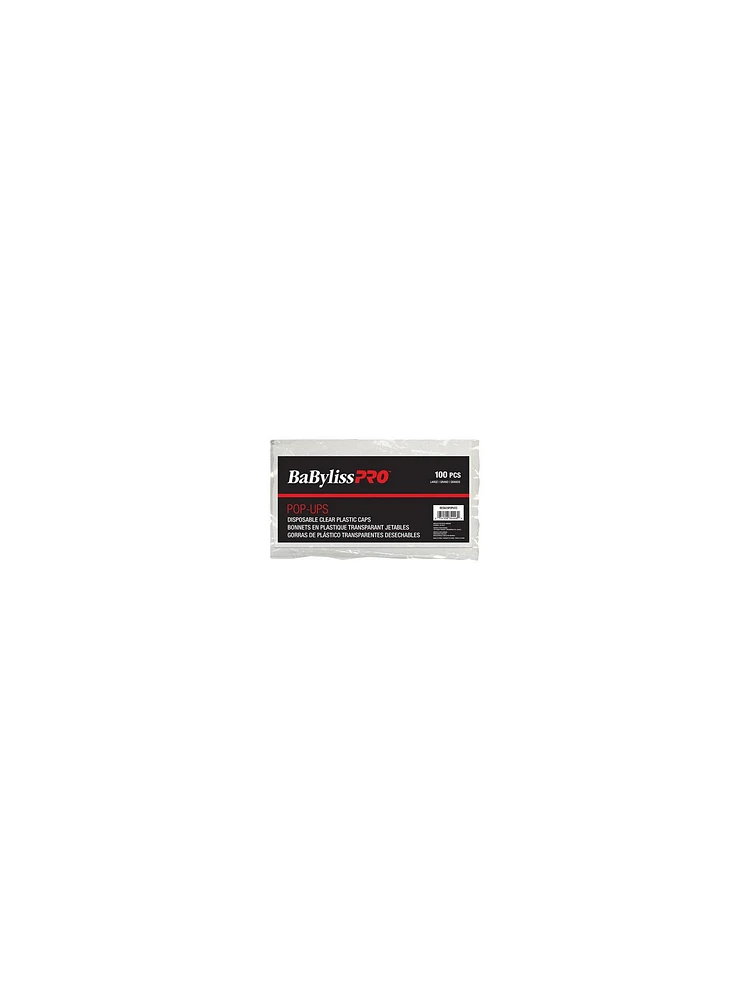 Bonnet de Traitement en Plastique Transparent Jetable BabylissPro