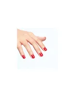 OPI Infinite Shine Left Your Texts on Red