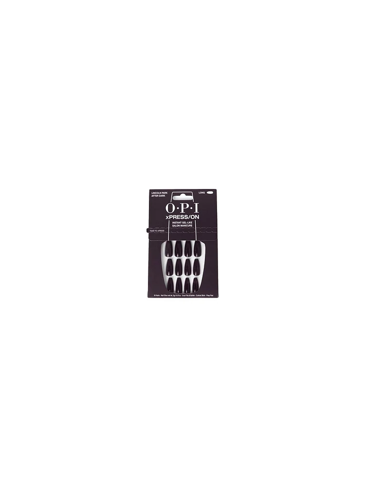 OPI Faux ongles xPRESS longs Lincoln Park After Dark