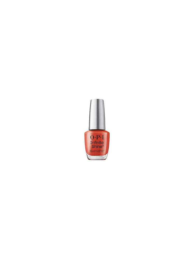 OPI Infinite Shine Knock 'Em Red