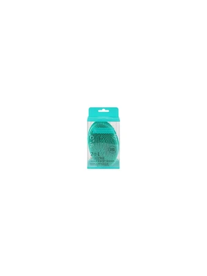 Brosse en Silicone 2-en-1 pour le Cuir Chevelu et le Corps Menthe Relaxus