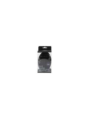 Relaxus 2-in-1 Silicone Scalp & Body Brush Black
