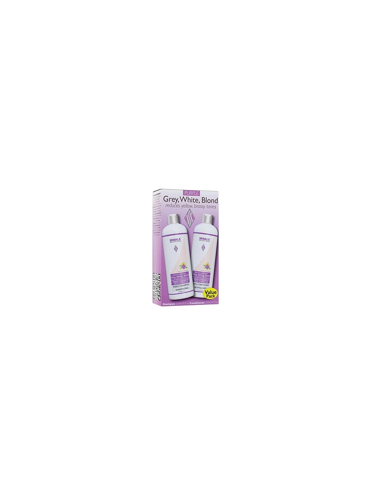 Duo Violet pour Cheveux Blancs, Blonds et Gris Segals