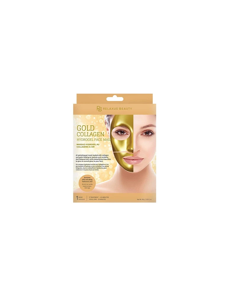 Relaxus Gold Collagen Hydrogel Facial Mask