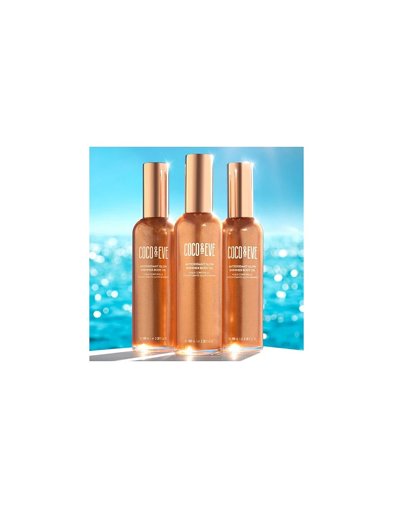 Coco & Eve Antioxidant Glow Shimmer Body Oil - 100ml