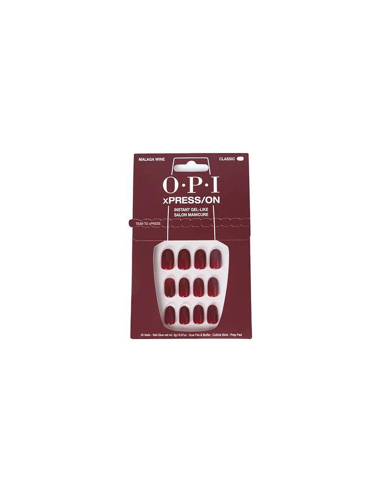 OPI xPRESS/ON Nails Malaga Wine