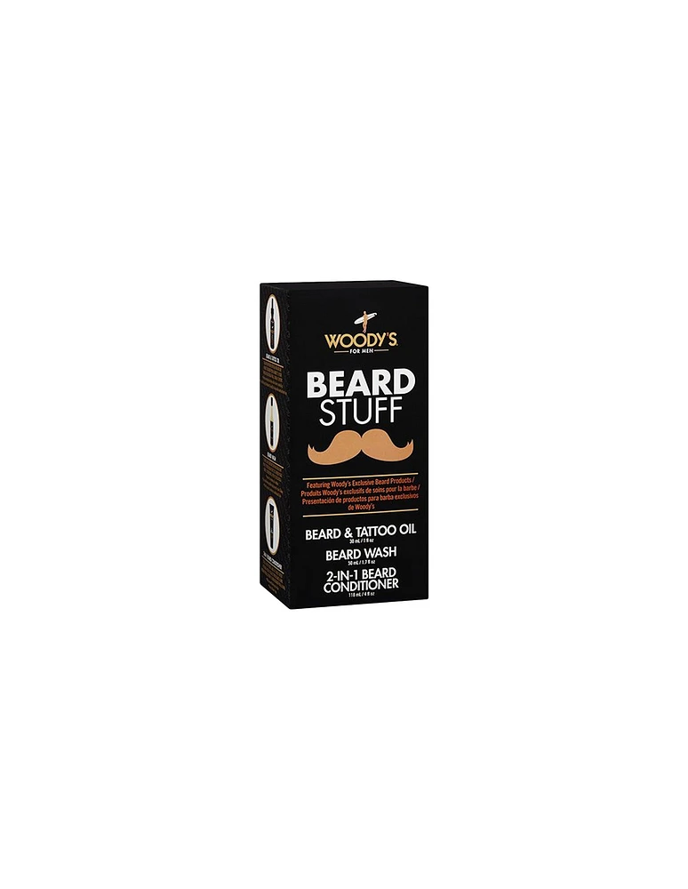 Woody's Beard Stuff 3pc Kit